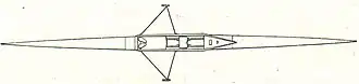 Rudersport: Renneiner (Skiff).