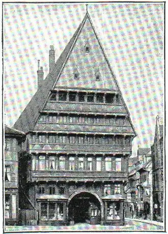 4. Knochenhaueramtshaus in Hildesheim (1529).