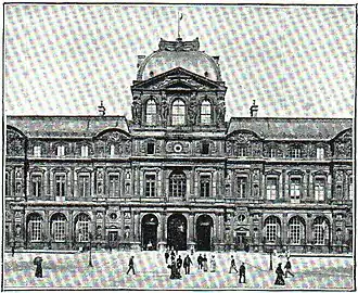 5. Pierre Lescot: Westflügel des Louvre in Paris mit dem Pavillon de l'Horloge (um 1560).