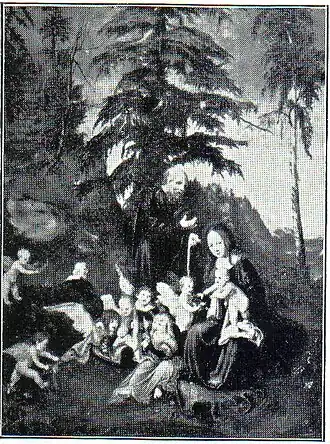 4. Lukas Cranach d. Ä.: Ruhe auf der Flucht (Berlin, Deutsches Museum).