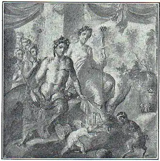 8. Wandgemälde aus Pompeji.