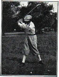 2. Golf: Treiberschlag.