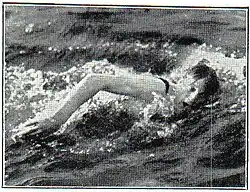 6. Hand-über-Hand-Schwimmen. (Phot. Moebus, Berlin-Neukölln.)