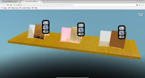 Virtuelle Buchmodelle mit Wikipedia/-source-Integration