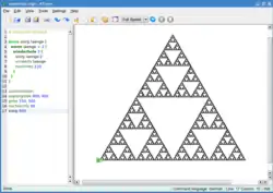 Ein Sierpinski-Dreieck zeichnen