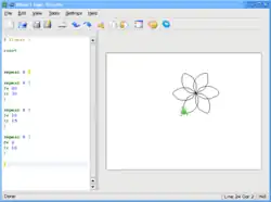 Eine Blüte zeichnen