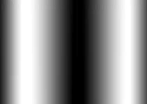 Lateral inhibition with sine change of brightness without grey rectangle as image.