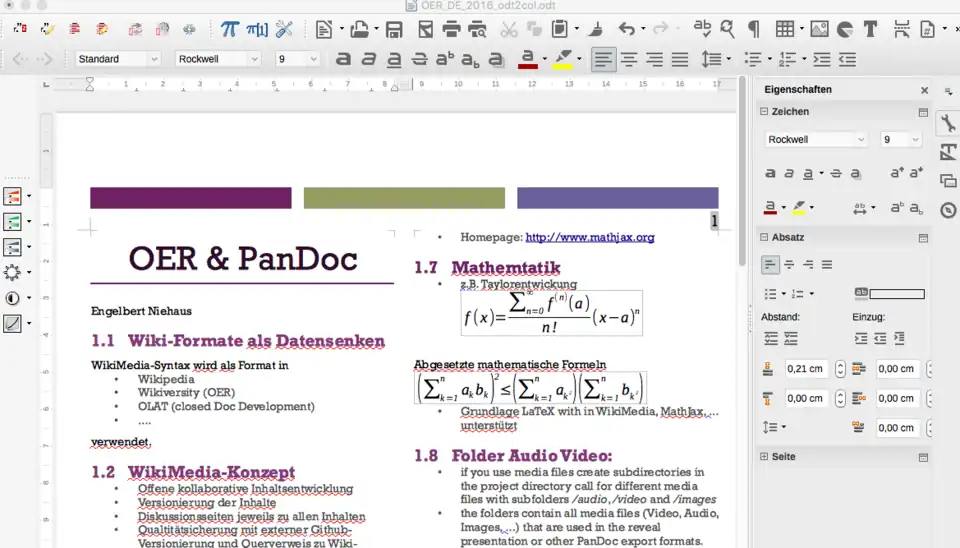 PanDoc LibreOffice