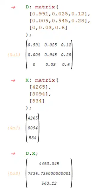 Maxima Rechnung 2.2.1