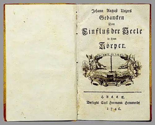 Titelblatt des Erstdrucks, kleines Octav-Format.