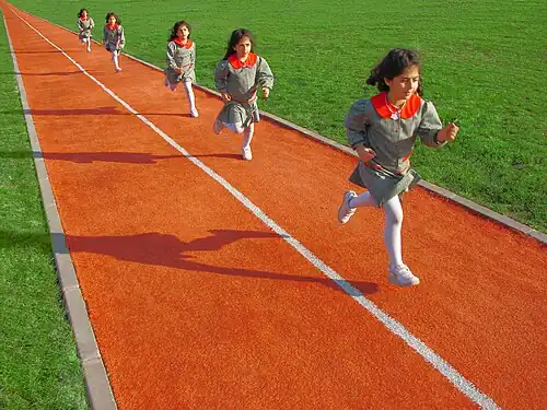 Shot from different distances