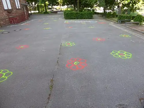 Waiting on a Flower - Support distancing for primary school childrens