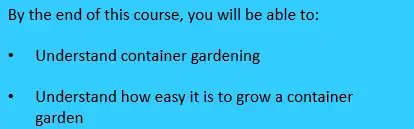 Information dump learning objectives