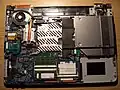 Laptop motherboard with integrated hardwares