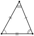 A scalene triangle is a triangle that has no sides that are congruent